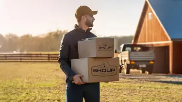 Shipping Truck on Road